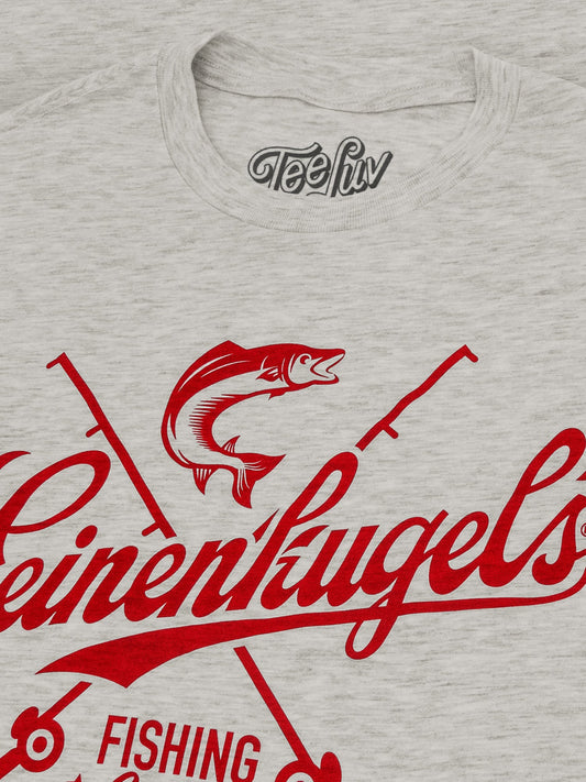 Leinenkugel's Fishing Camp Beer Logo Mens T Shirt Ash Gray