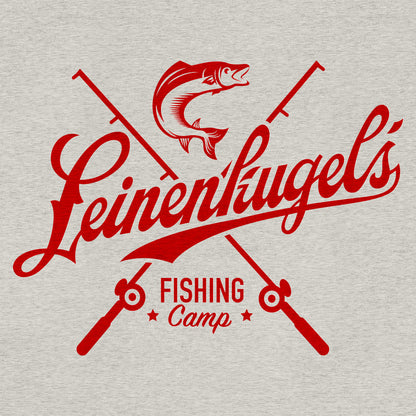 Leinenkugel's Fishing Camp Beer Logo Mens T Shirt Ash Gray