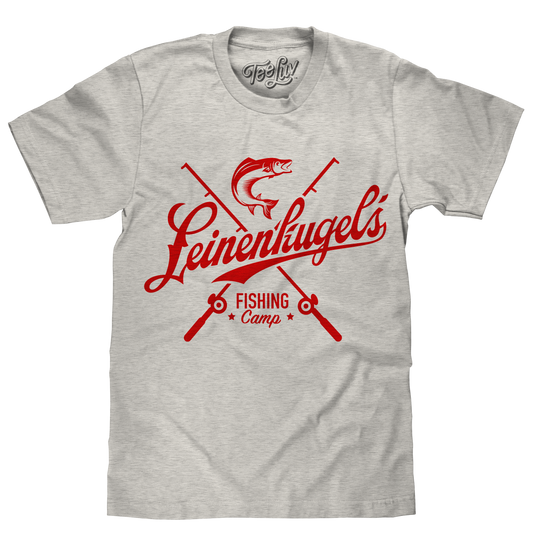 Leinenkugel's Fishing Camp Beer Logo Mens T Shirt Ash Gray