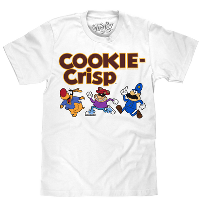 Cookie Crisp Cereal Mascot Mens T Shirt White