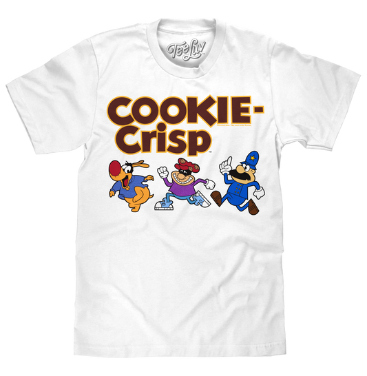 Cookie Crisp Cereal Mascot Mens T Shirt White
