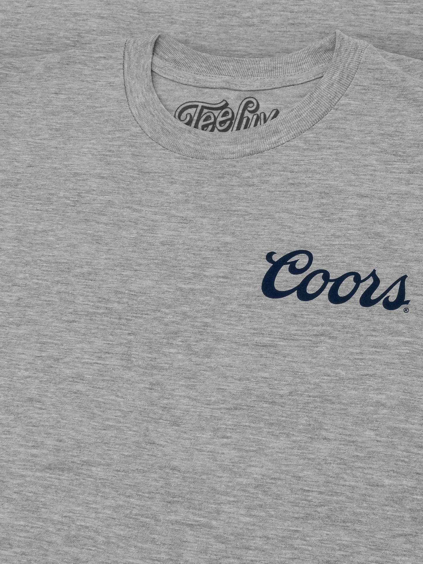 Coors Banquet Since 1873 Front and Back Print Mens T Shirt Athletic Heather Gray