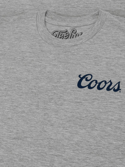 Coors Banquet Since 1873 Front and Back Print Mens T Shirt Athletic Heather Gray