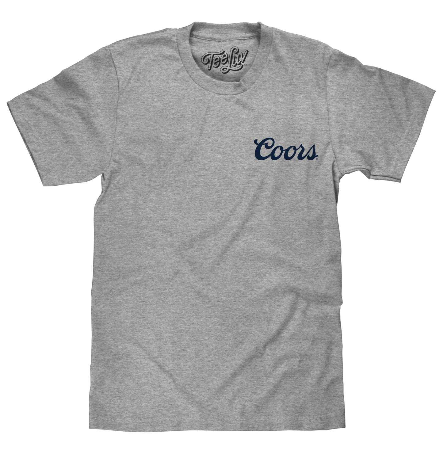 Coors Banquet Since 1873 Front and Back Print Mens T Shirt Athletic Heather Gray
