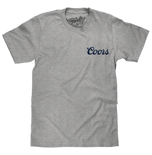 Coors Banquet Since 1873 Front and Back Print Mens T Shirt Athletic Heather Gray