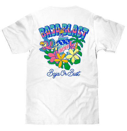 Mtn Dew Baja Blast Soda Tropical Mens T Shirt White