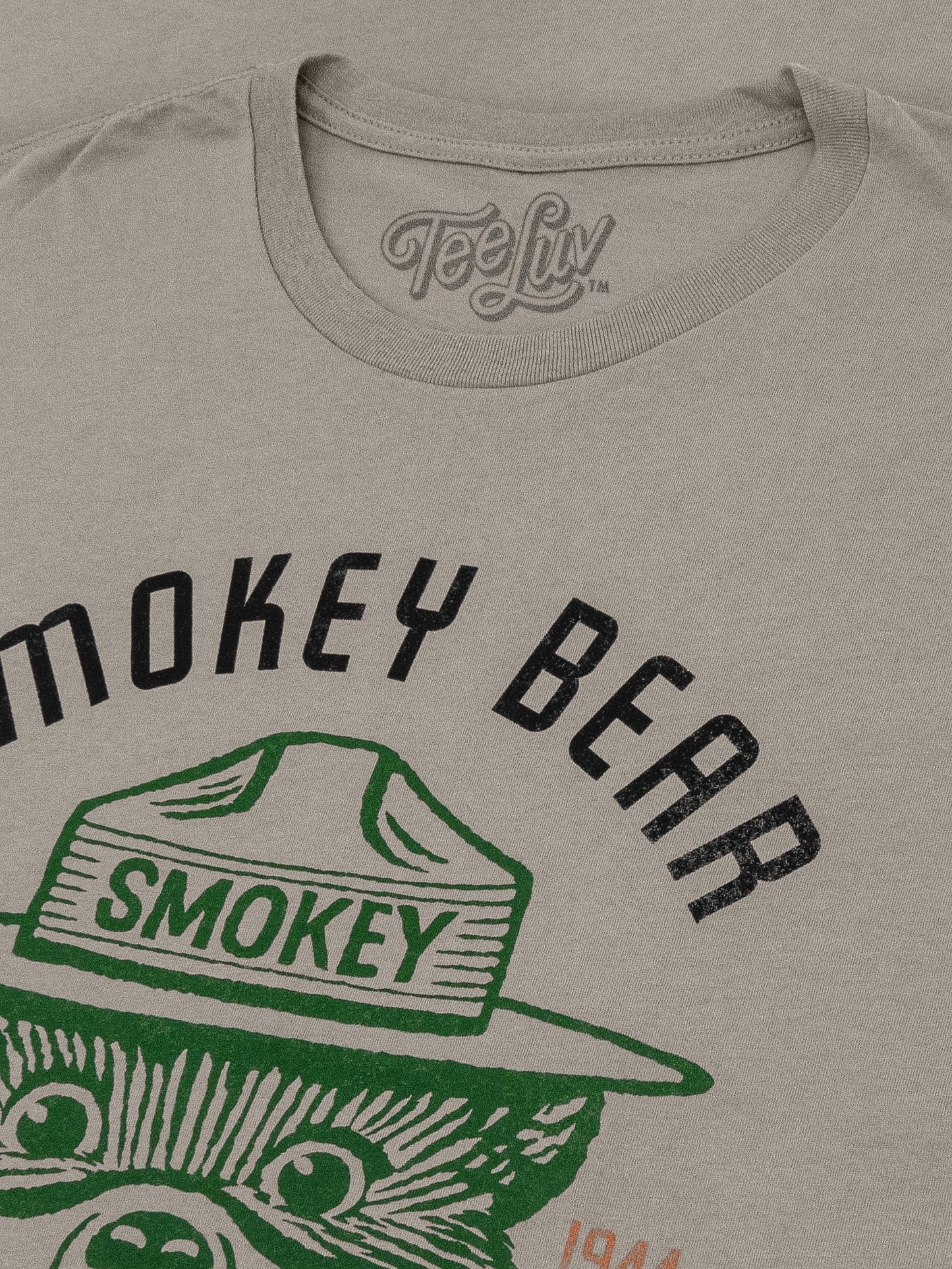 Est 1944 Smokey Bear Shirt Only You Can Prevent Wildfires Mens T Shirt Light Gray