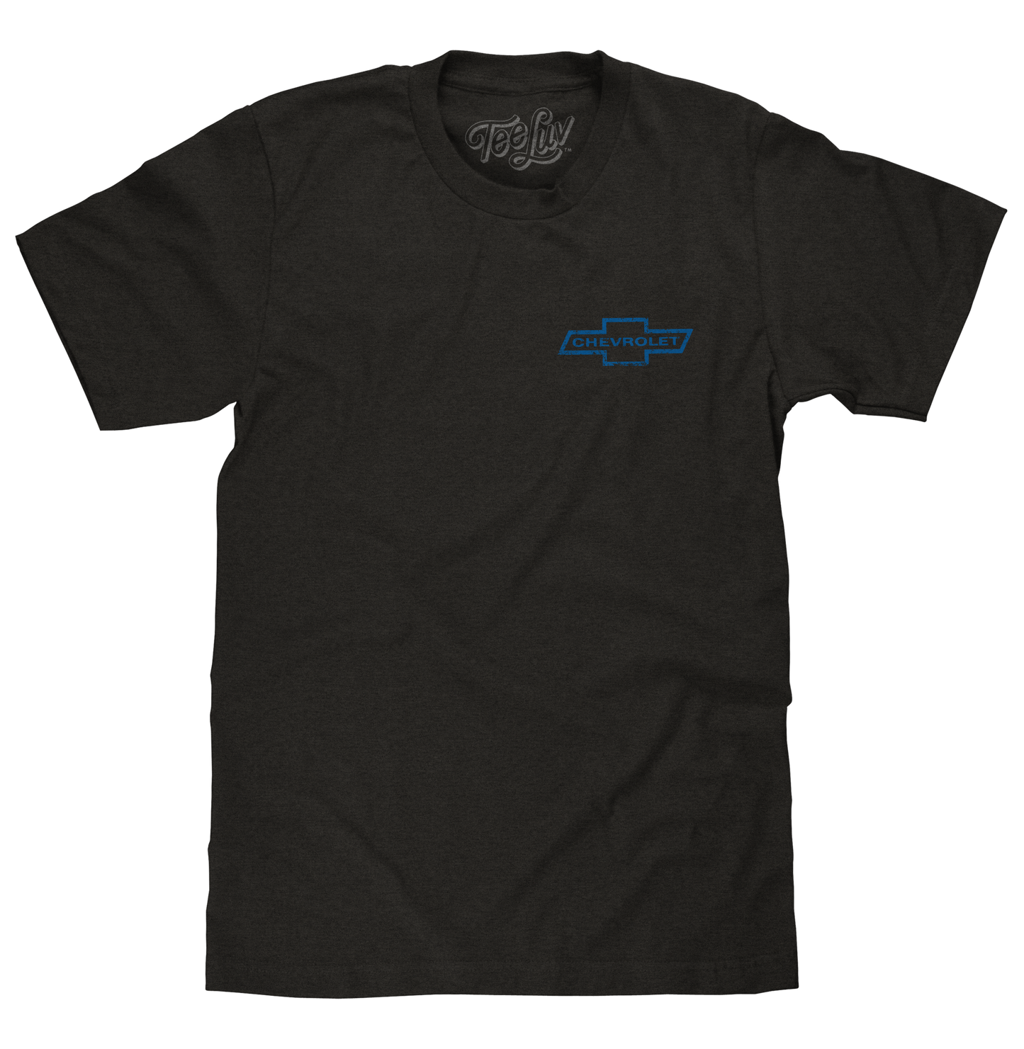 Faded Chevrolet 72 Camaro Front and Back Print Mens T Shirt Vintage Black