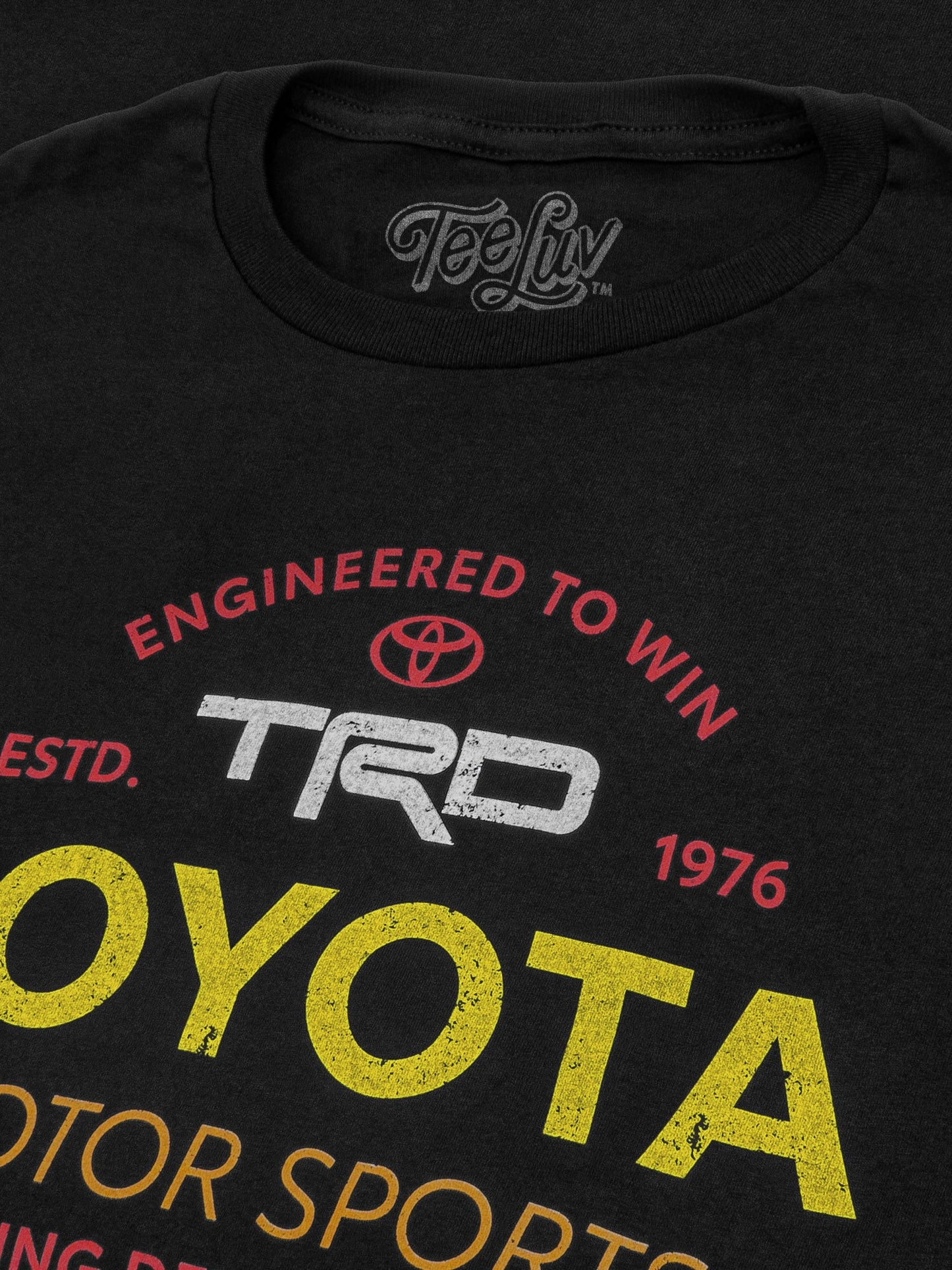 Toyota TRD Motor Sports Racing Development Mens T Shirt Black