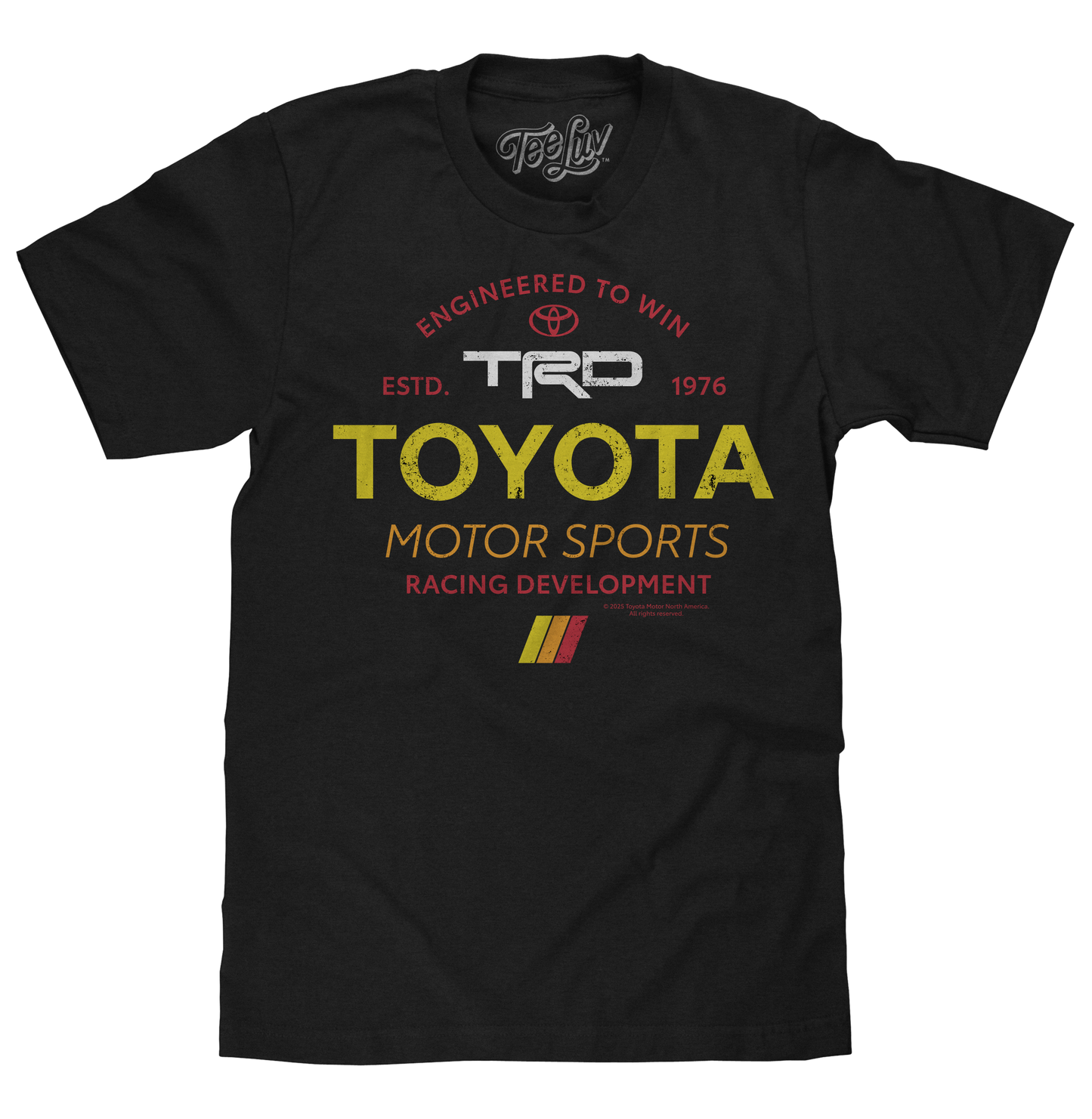 Toyota TRD Motor Sports Racing Development Mens T Shirt Black