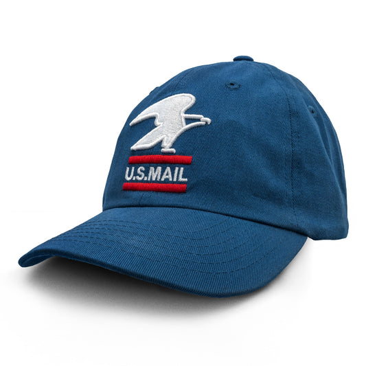 United States Postal Service U.S. Mail Eagle Adjustable Baseball Cap Blue