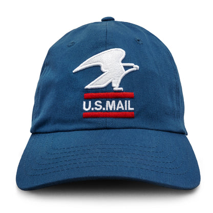 United States Postal Service U.S. Mail Eagle Adjustable Baseball Cap Blue
