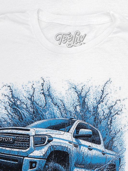 Toyota Tundra Pickup Truck Mens T Shirt White