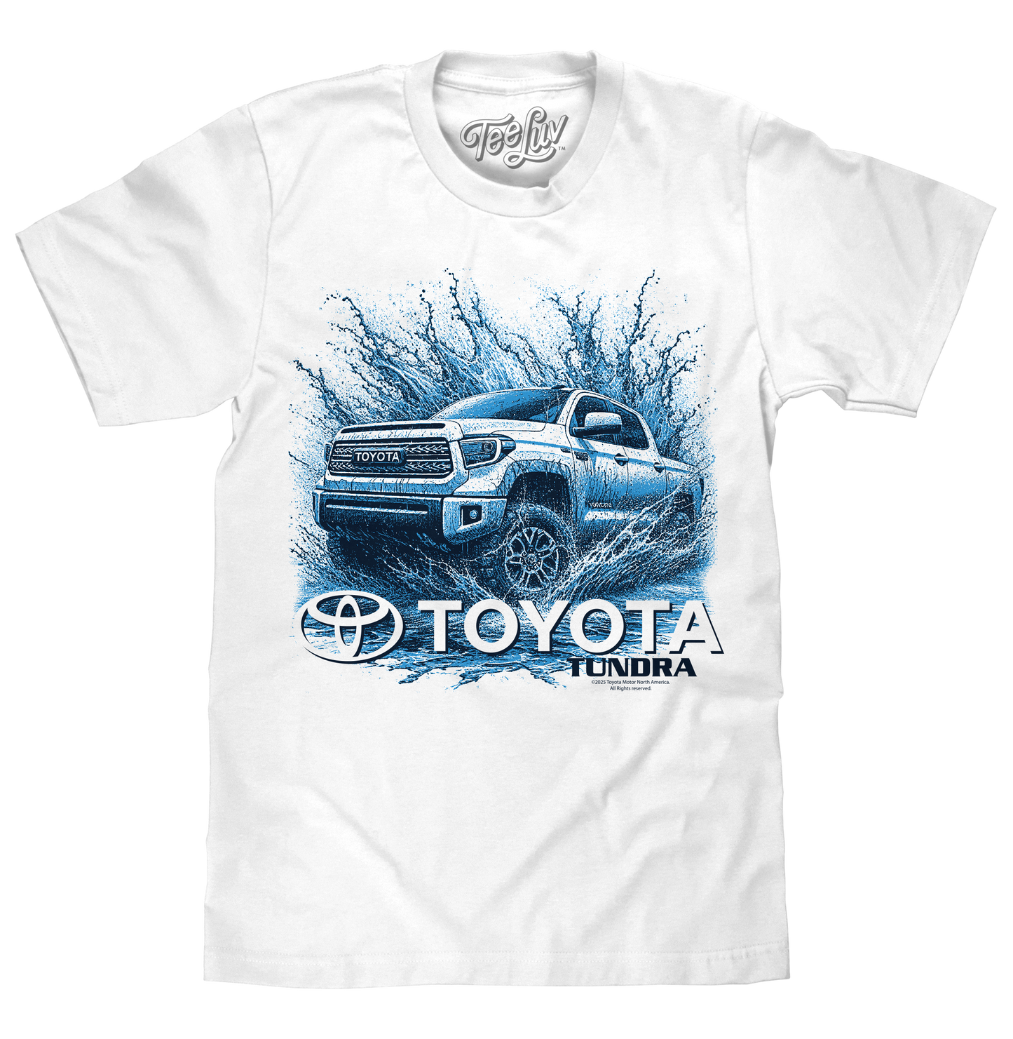 Toyota Tundra Pickup Truck Mens T Shirt White