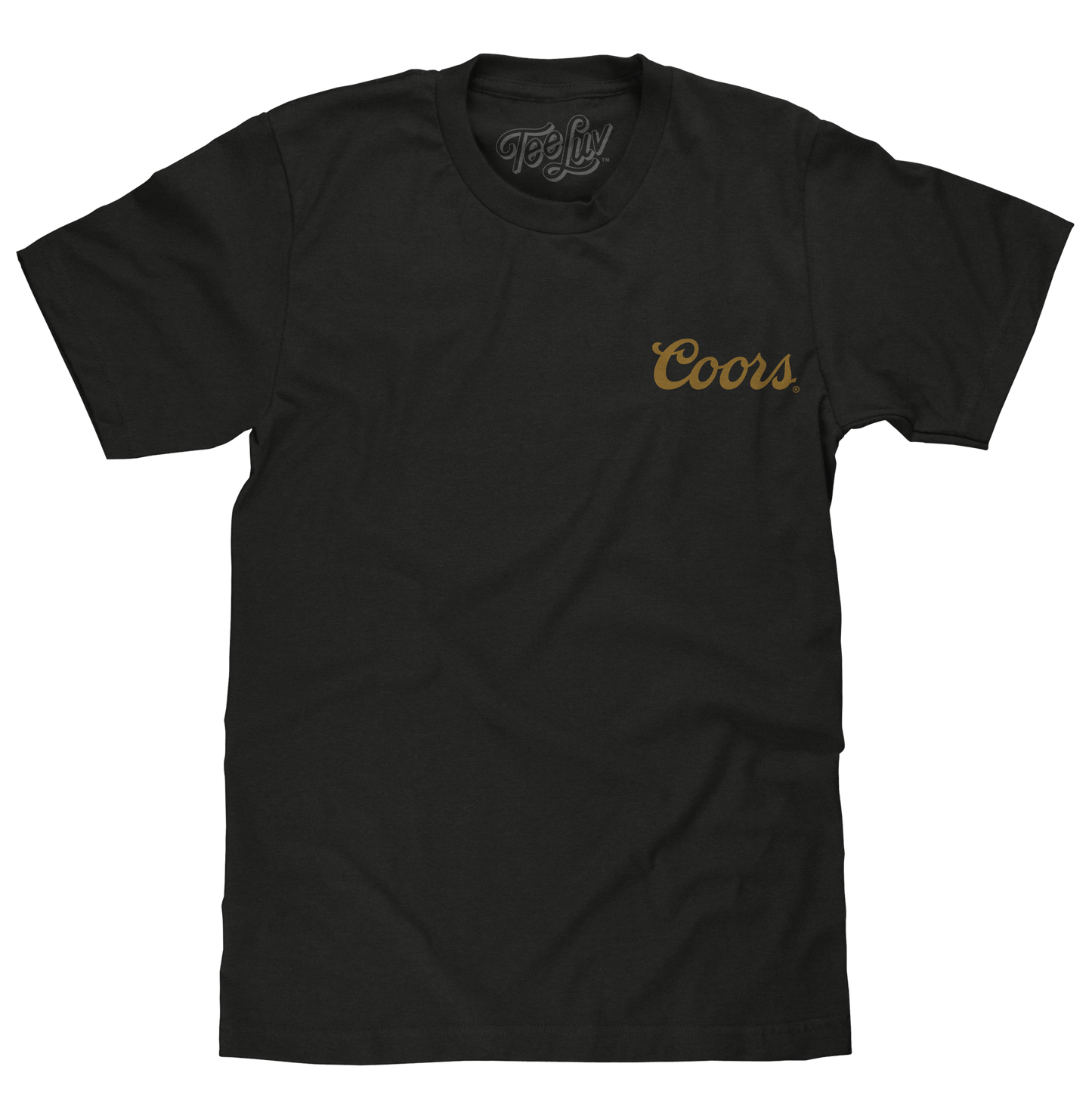 Coors Banquet Beer Double Sided Brewery Logo Mens T Shirt Vintage Black