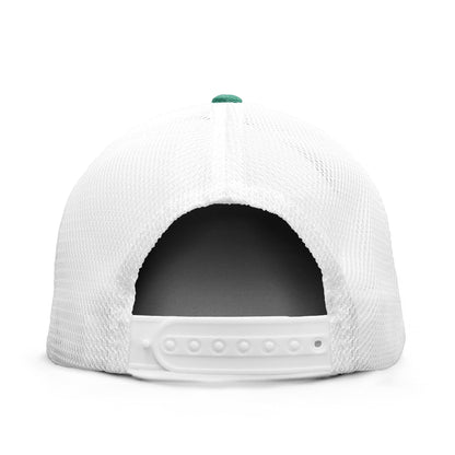 Toyota Car Emblem Mesh Back Adjustable Baseball Hat Turquoise/White