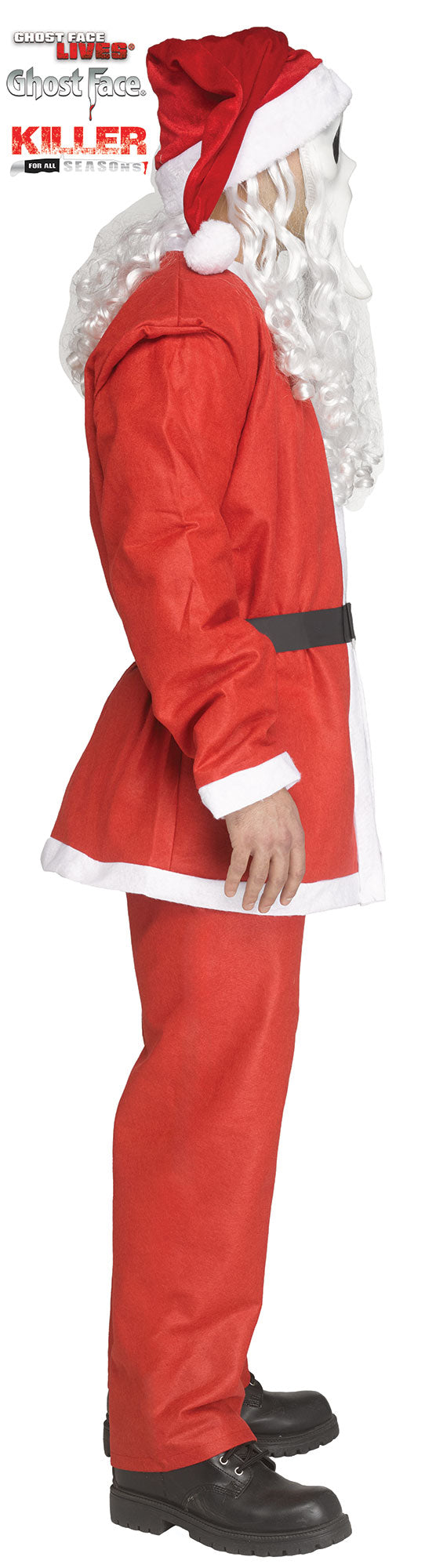 Pub Crawl Santa Ghost Face Scream Adult Costume Plus Size