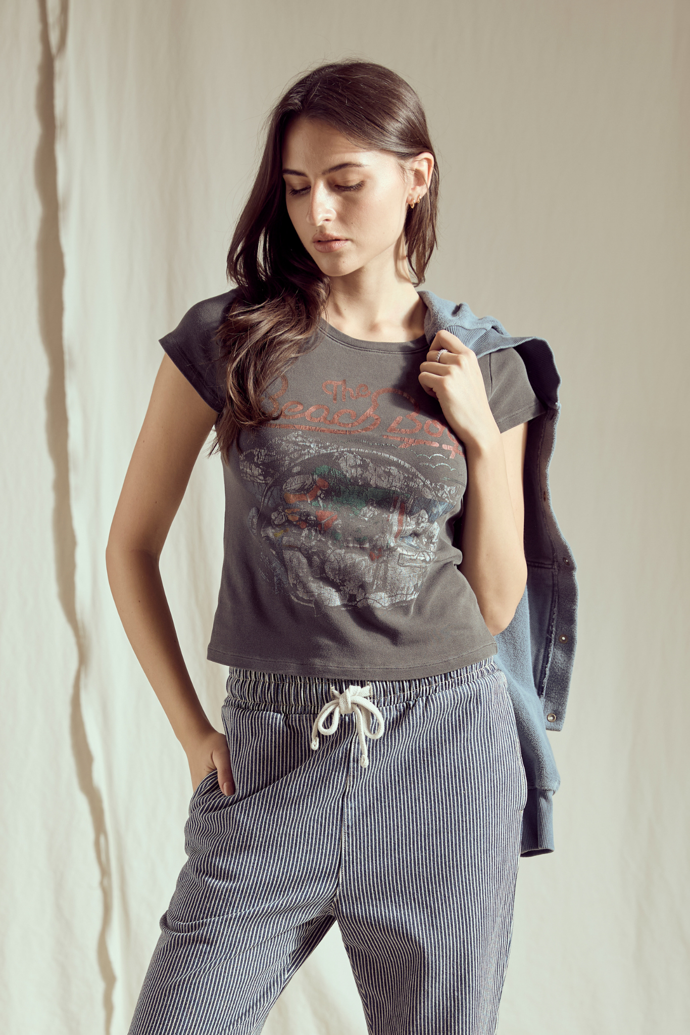 The Beach Boys Concert Tee Womens T Shirt Vintage Black