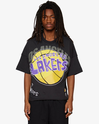 B2SS Los Angeles Lakers NBA Tee Mens T Shirt Black