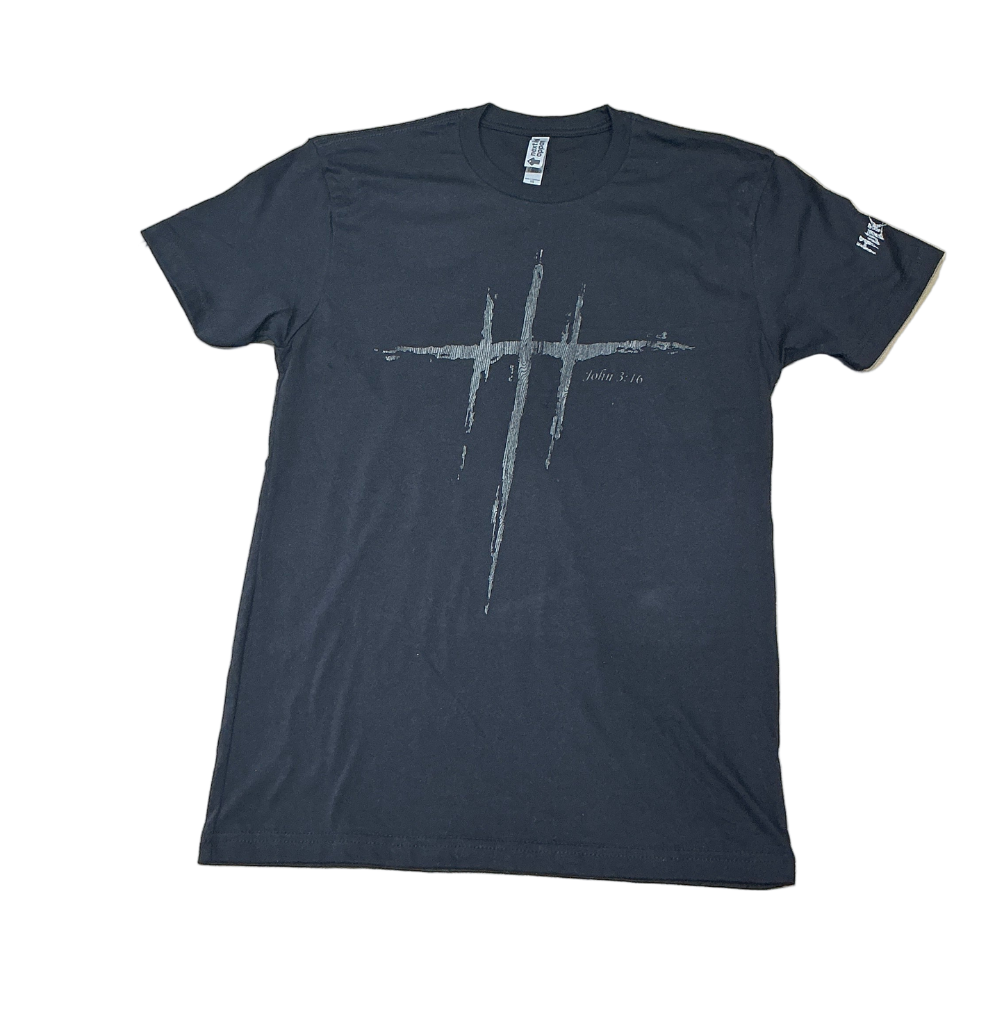 Hulk Hogan John 3:16 Reflective Mens T Shirt Black