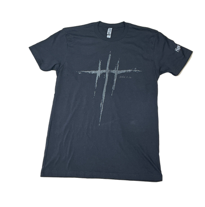 Hulk Hogan John 3:16 Reflective Mens T Shirt Black