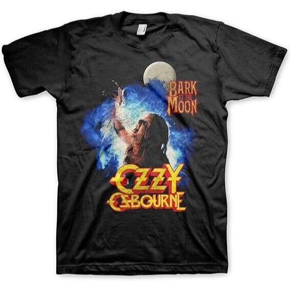Ozzy Osbourne Bark at The Moon Album Mens T Shirt Black