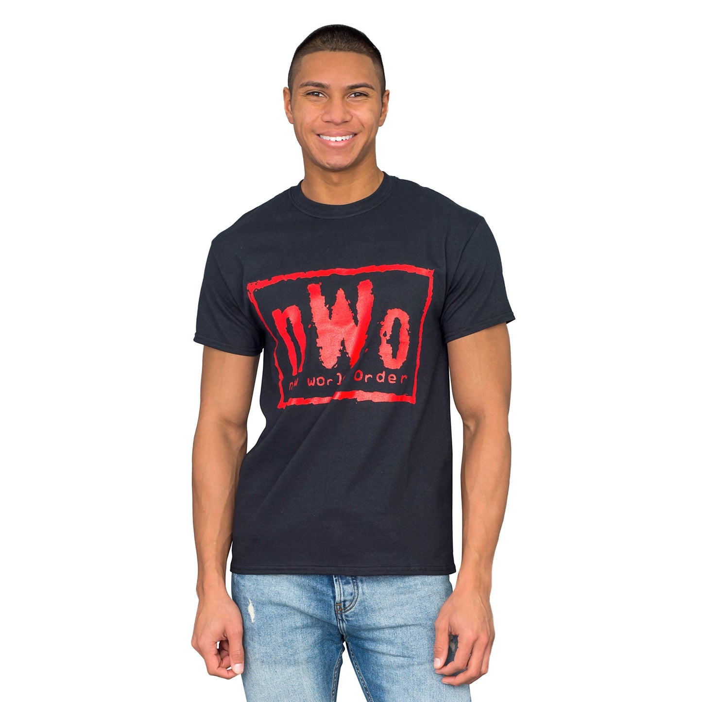 New World Order Red Ink Black T Shirt