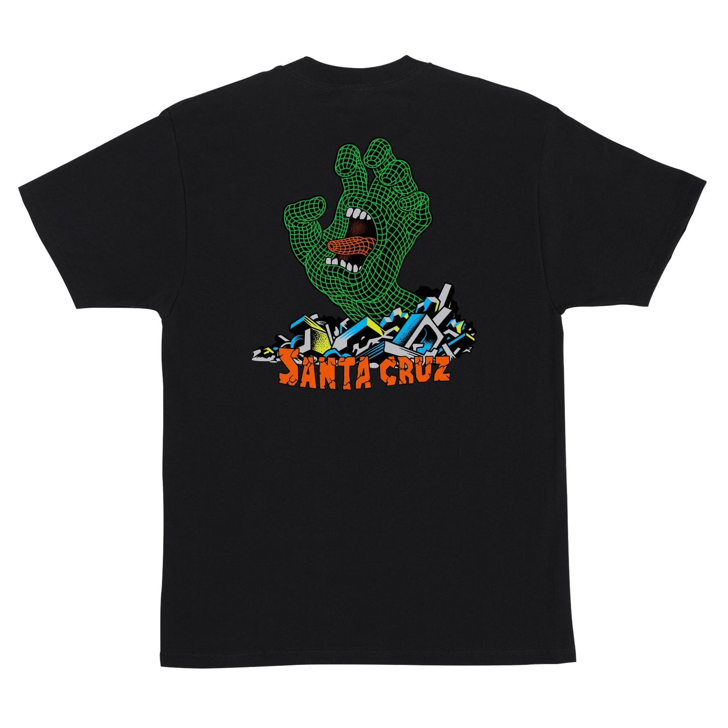 Santa Cruz Jeff Kendall Grid Hand Mens T Shirt