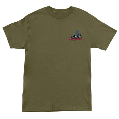 Santa Cruz Jeff Kendall Grid Hand Mens T Shirt