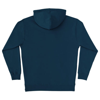 Independent Bar Logo Reflective P/O Heavyweight Navy Hooded Sweatshirt