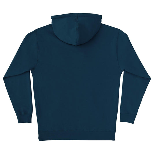 Independent Bar Logo Reflective P/O Heavyweight Navy Hooded Sweatshirt