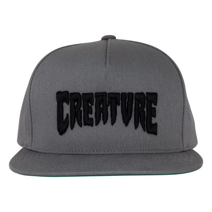 Creature Mono Logo Snapback Structured Hat