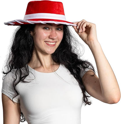 Adult Cowgirl Animated Movie Halloween Cosplay Costume Hat