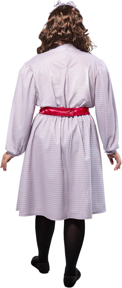 Samantha Parkington American Girl Doll Plaid Womens Costume Dress