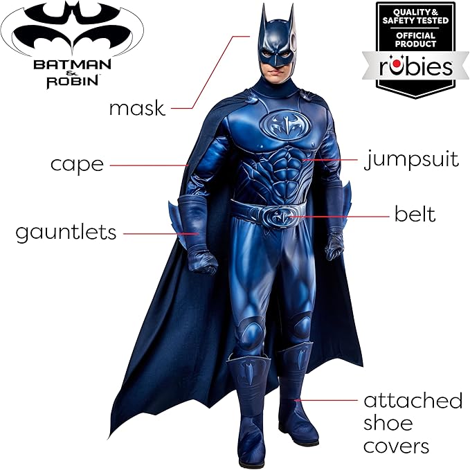 DC Batman & Robin Movie: Batman Mens Costume