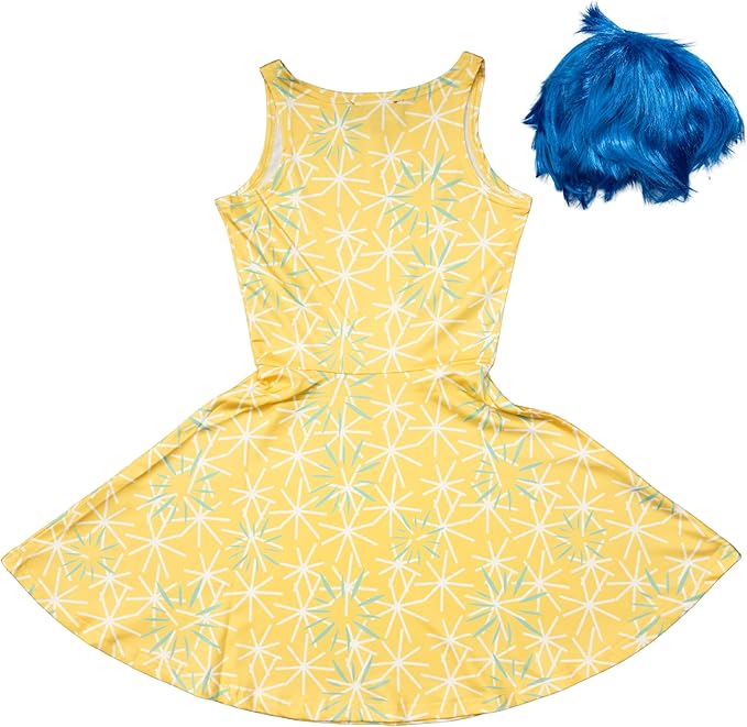 Juniors Joy Cartoon Character Halloween Cosplay 2-Piece Costume Set