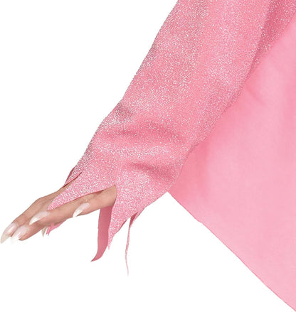 Ghost Face Adult Pink Glitter Costume