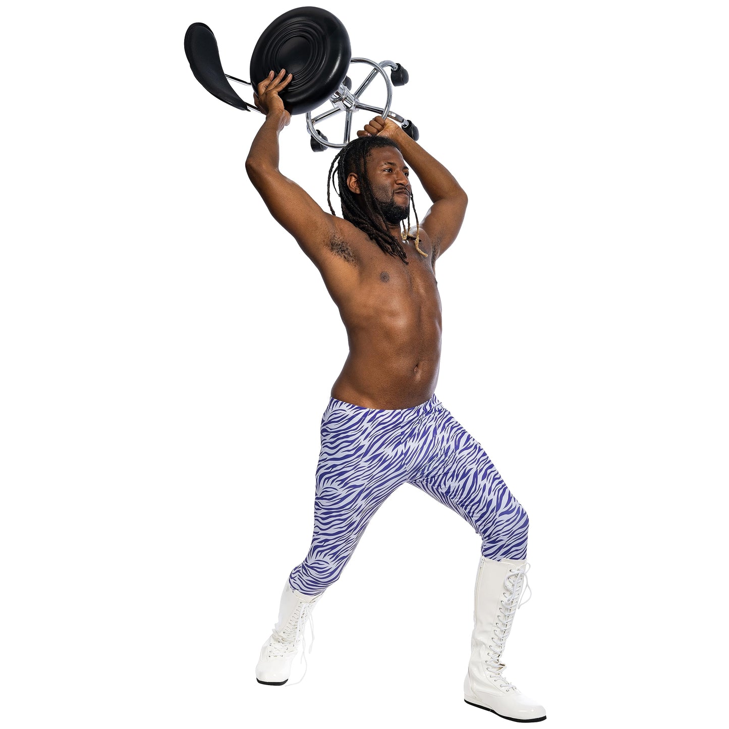 Macho Man Randy Savage Wrestler Madness Halloween Costume Cosplay Spandex Pants