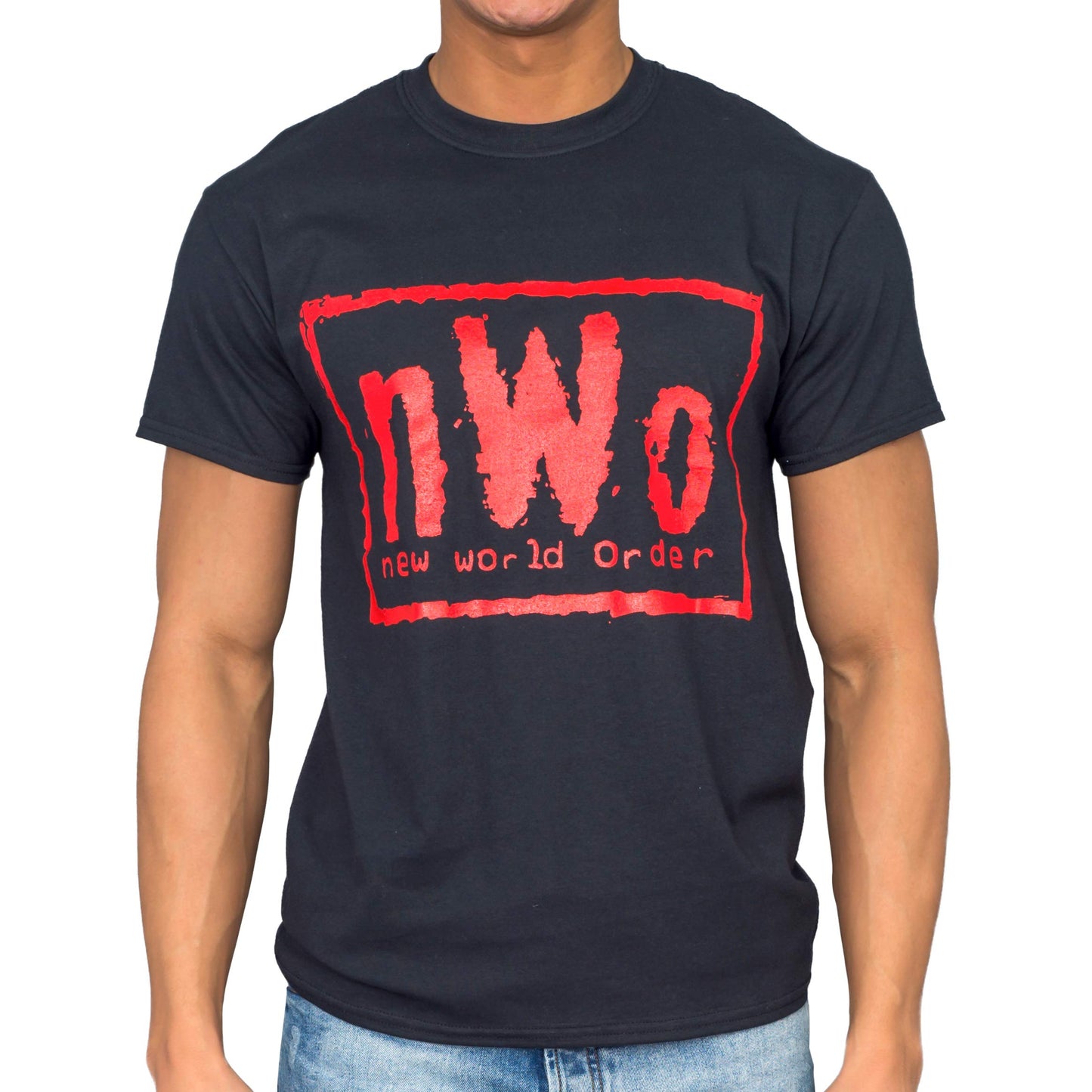 New World Order Red Ink Black T Shirt