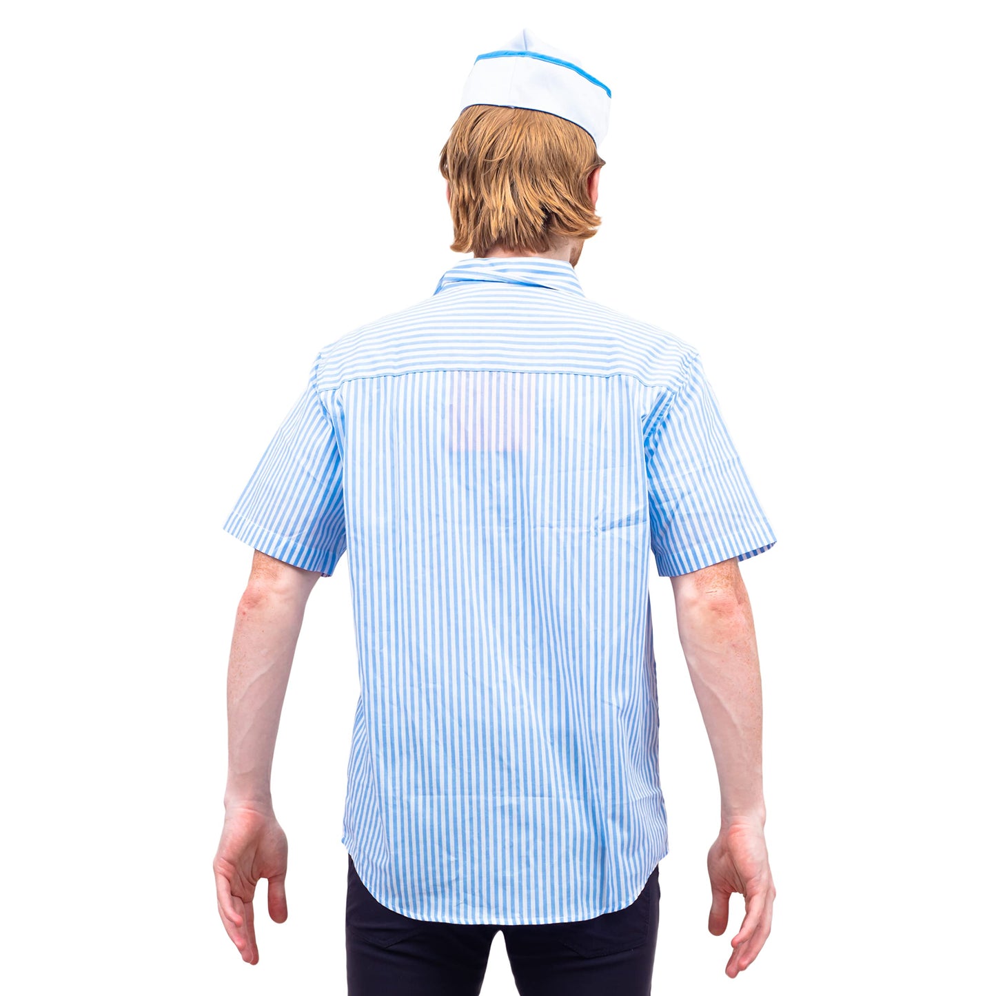 Good Burger Button Up Shirt Hat and Name Tag Halloween Costume Cosplay
