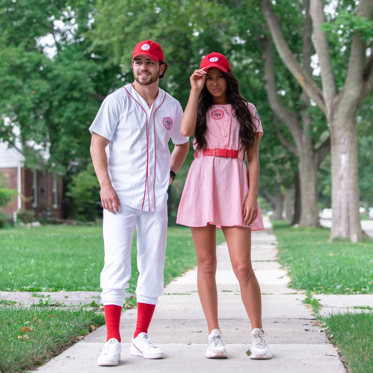 Rockford Peaches AAGPBL Baseball Halloween Costume Dress