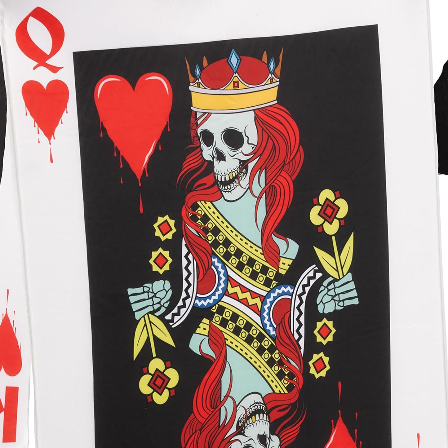 King & Queen of Hearts Card Adult Couples Costume Set