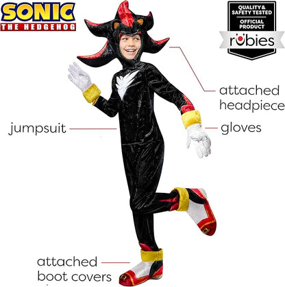 Sonic The Hedgehog: Shadow Deluxe Boys Costume