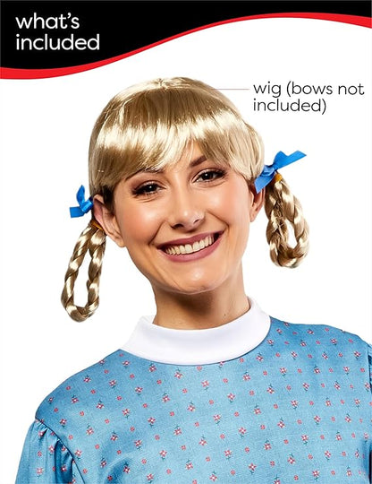Kirsten Larson Blonde Braided Ponytail Wig American Girl Doll