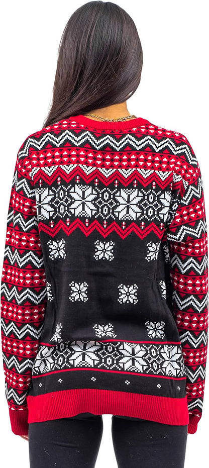 Death Row Records Inmate Fair Isle Adult Unisex Ugly Christmas Sweater