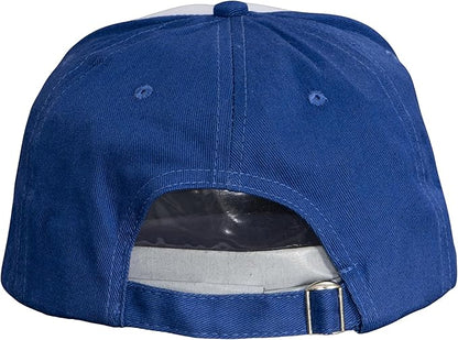 Dipper Blue and White Adult Adjustable Hat Cosplay with Rainbow and Christmas Tree Pins Halloween Costume Accessory Set