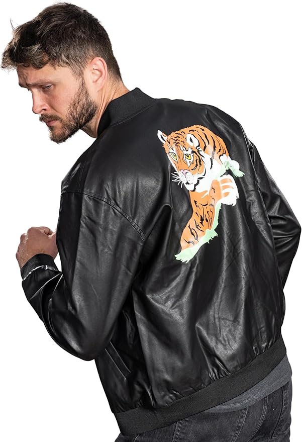 Sly Boxing Movie Part 3 Replica Tiger Halloween Costume Cosplay Jacket