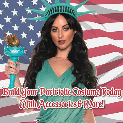 Sexy Lady Liberty Statue of Liberty Women's Patriotic Costume