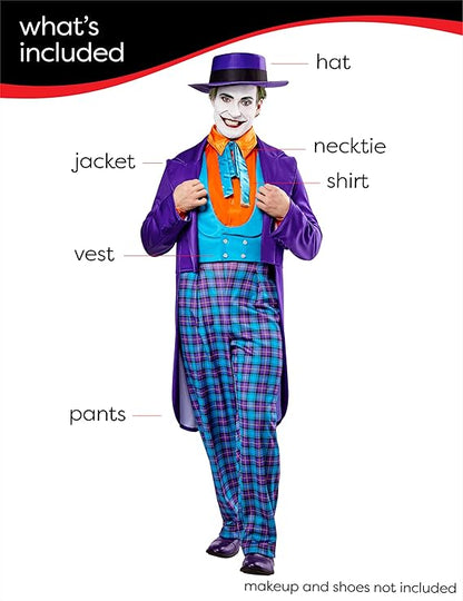 Deluxe Joker DC 1989 Batman Mens Costume