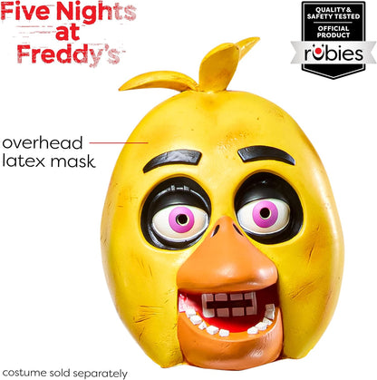 Chica Five Nights At Freddy's Overhead Latex Mask for Adults
